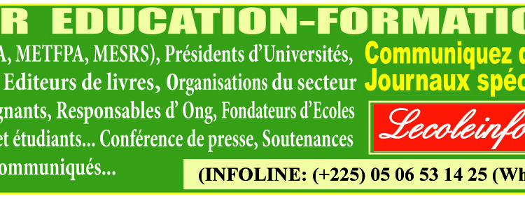 Bandeau sur les sites de l’Ecole