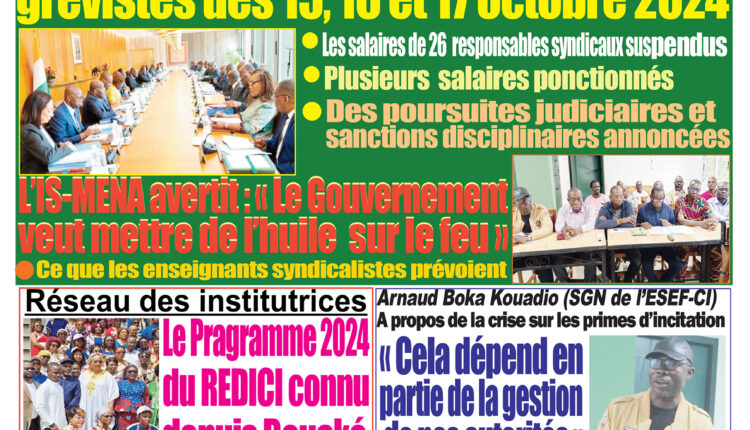 Une L’ECOLE n°169