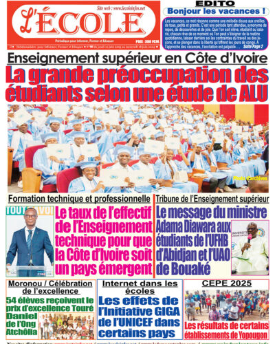 Une L'ECOLE n°182 L'Ecole n°182
